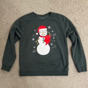 New Mallory Ervin Living Fully Jolly Snowman Sweatshirt